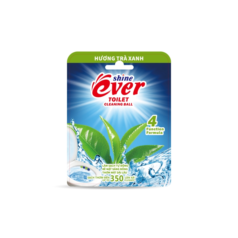 Viên Treo Bồn Cầu Evershine 54GR Hương Trà Xanh sử dụng lên đến 350 lần xả