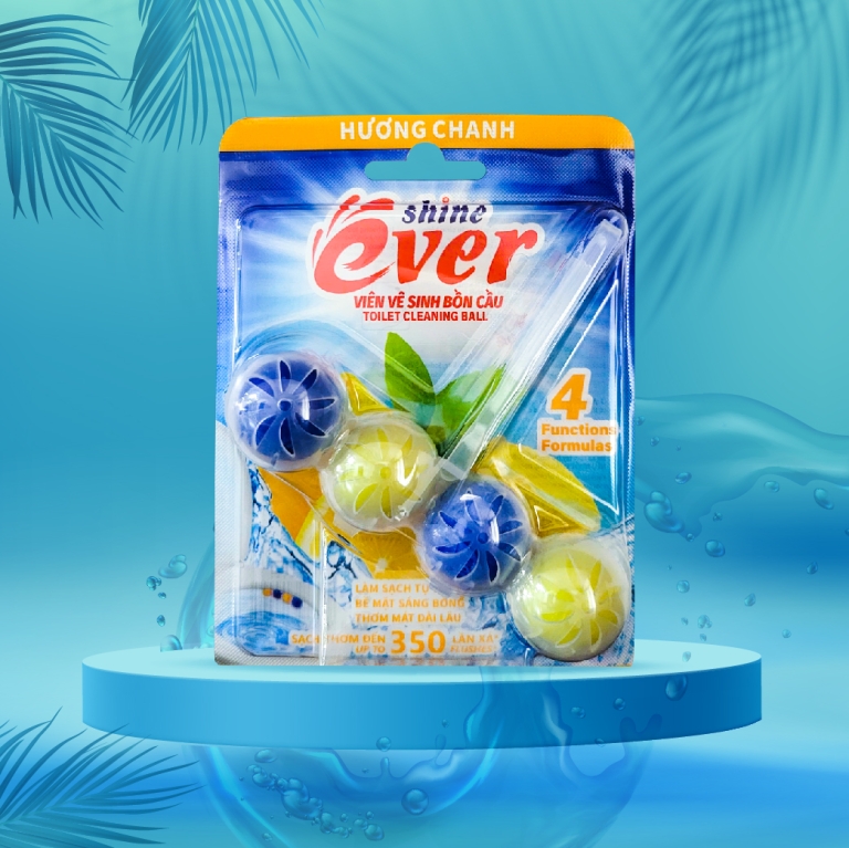 Viên Treo Bồn Cầu Evershine 54GR Hương Chanh sử dụng lên đến 350 lần xả