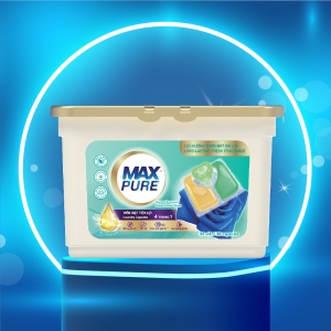 Hộp 30 Viên Giặt Tiện Lợi Maxpure 4in1- Hương Huyền Thoại