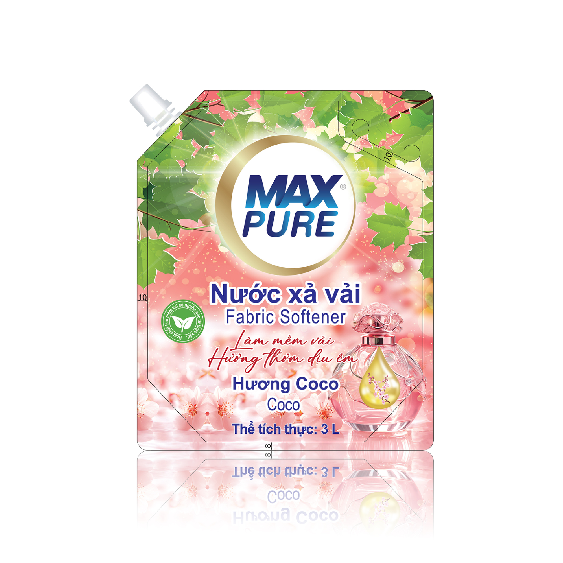 Túi Nước Xả Vải Maxpure Hương Coco 3L