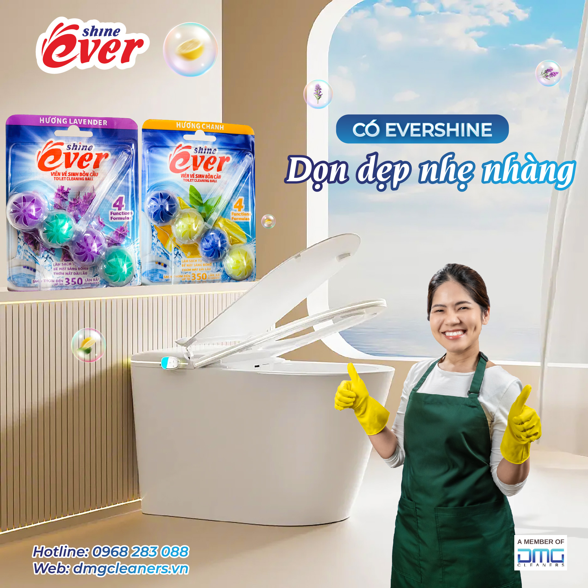 Có Evershine - Dọn dẹp nhẹ nhàng