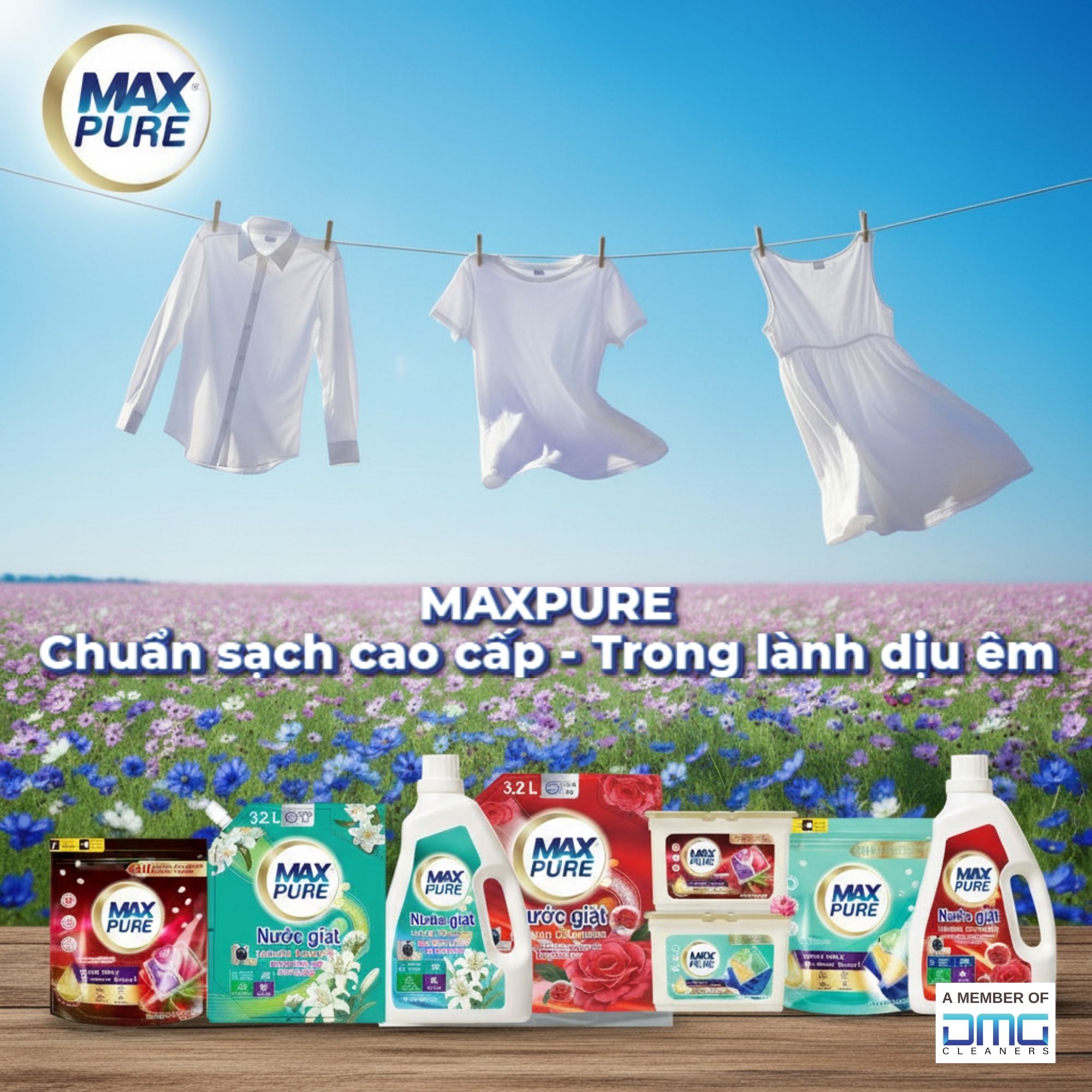 Chuẩn sạch cao cấp - Trong lành dịu êm