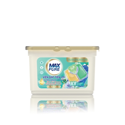 [Mẫu mới] Hộp 30 Viên Giặt Tiện Lợi Maxpure 4in1- Hương Huyền Thoại