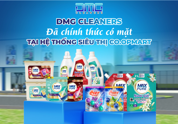 DMG CLEANERS ĐÃ CHÍNH THỨC CÓ MẶT TẠI HỆ THỐNG SIÊU THỊ CO.OPMART
