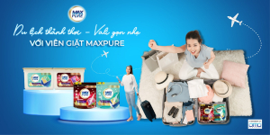 GIẶT QUẦN ÁO KHI DU LỊCH: GỌN NHẸ VÀ NHẸ NHÀNG VỚI VIÊN GIẶT MAXPURE
