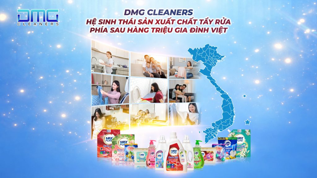 Hệ sinh thái DMG Cleaners phát triển đa dạng sản phẩm chuyên biệt