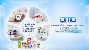 Hệ sinh thái các thương hiệu sản phẩm chăm sóc nhà cửa của DMG Cleaners bao gồm Maxpure, Gleaming, Evershine và Cleanjoy
