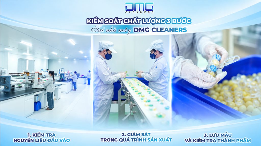 quy trình kiểm tra chất lượng thành phẩm DMG